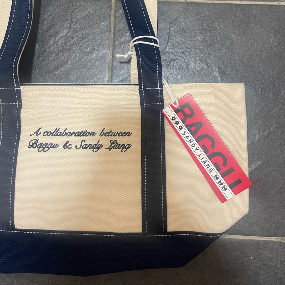 Sandy Liang Baggu Small Heavyweight Canvas Tote